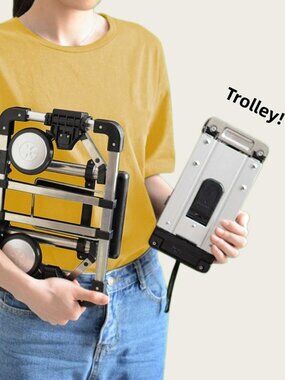Mini Folding Hand Truck | Ultra-Portable Utility Cart | Heavy-Duty Luggage Mover